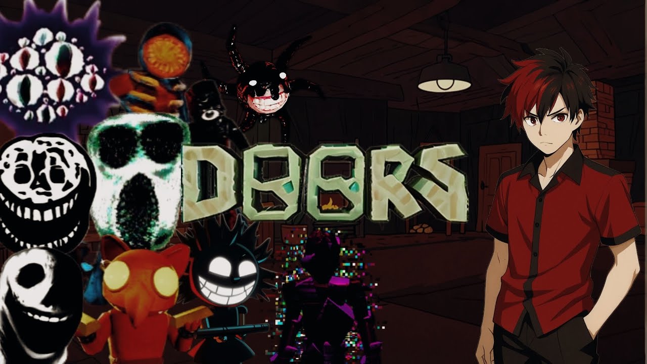 Tentando Zerar 👁 DOORS 👁 (só tentando mesmo) O Pior Jogador da História.