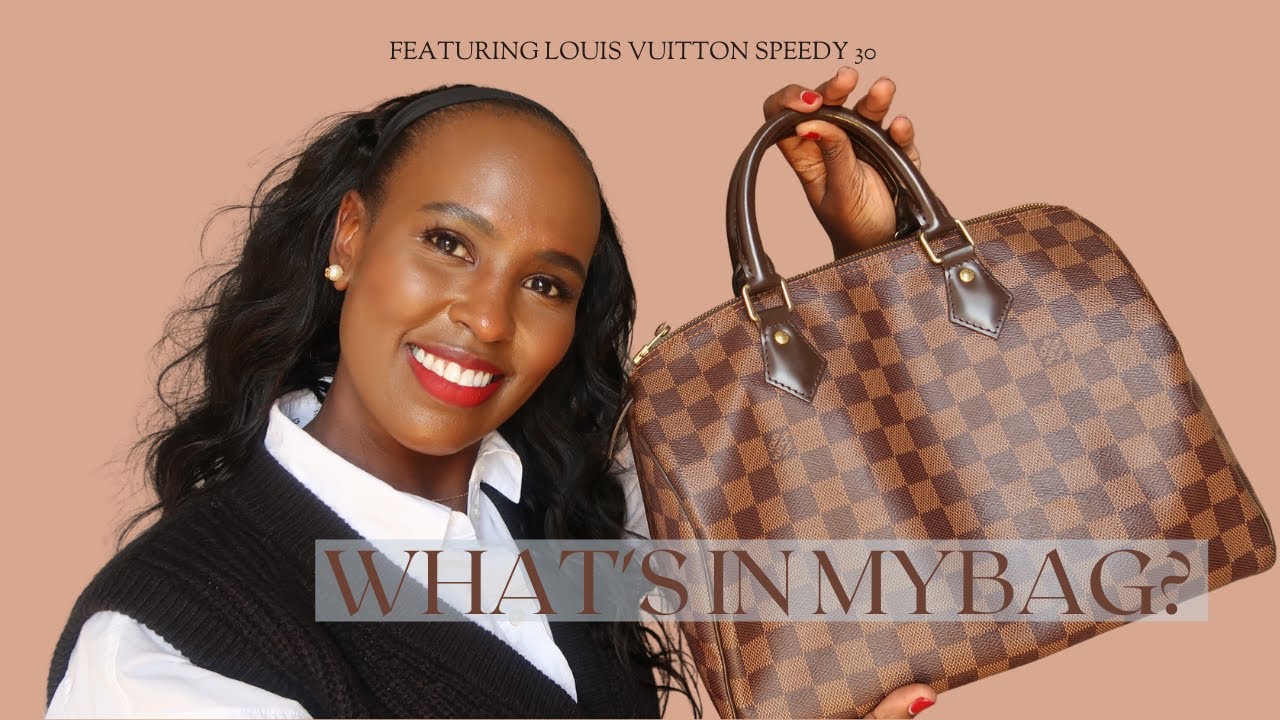 WHATS IN MY BAG 2022 & LV SPEEDY 30 REVIEW