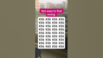 Not easy to find wrong #brainteaser #search #find #shortvideo