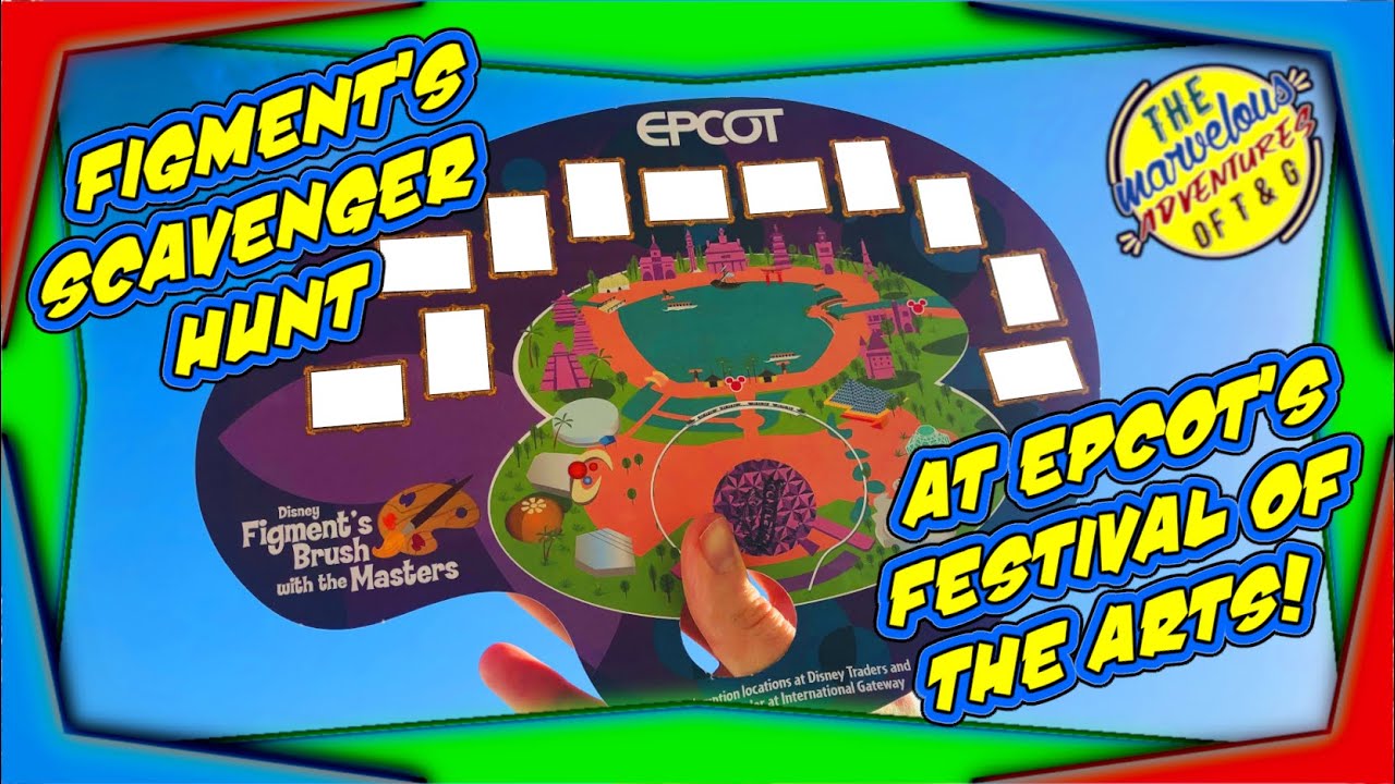 Figment's Brush With The Masters | Scavenger Hunt | Epcot 