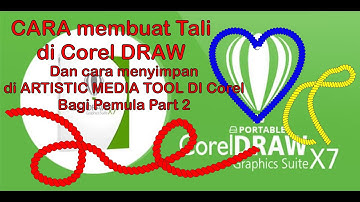 Tutorial_Cara Membuat Tali Dan Menyimpan di ARTISTIC MEDIA TOOL di CorelDRAW X7 (part 2) HD