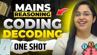 MAINS REASONING CODING DECODING for All Banking Exams | CODING DECODING One Shot |  Smriti Sethi