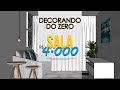 DECORANDO sua SALA GASTANDO POUCO nas CASAS BAHIA | Mariana Cabral