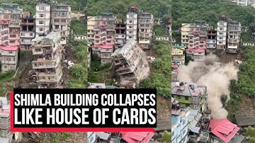 Watch Viral Video: 8-Storey Shimla Apartment Collapses Like House Of Cards | Cobrapost
