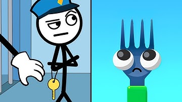 FORK N SAUSAGE vs THIEF PUZZLE — Tricky Brain Puzzle | Funny ASMR Mobile Gameplay Android iOS 2025