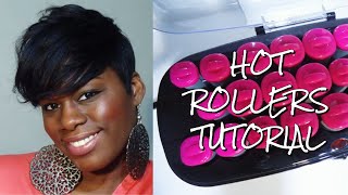 How To Style Short Hair With Hot Rollers