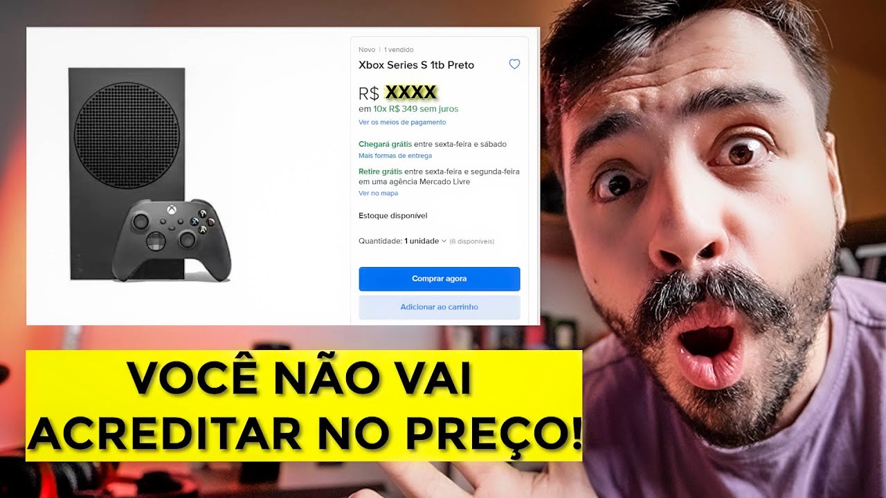 URGENTE !! Novo XBOX Series S de 1tb CHEGOU no BRASIL !! 