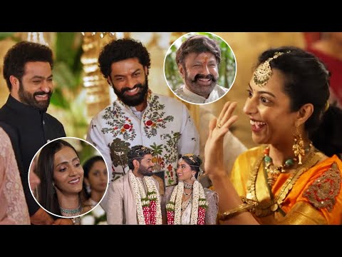 Jr NTR - Kalyanram At Nandamuri Suhasini Son Marriage Video | TFPC - TFPC