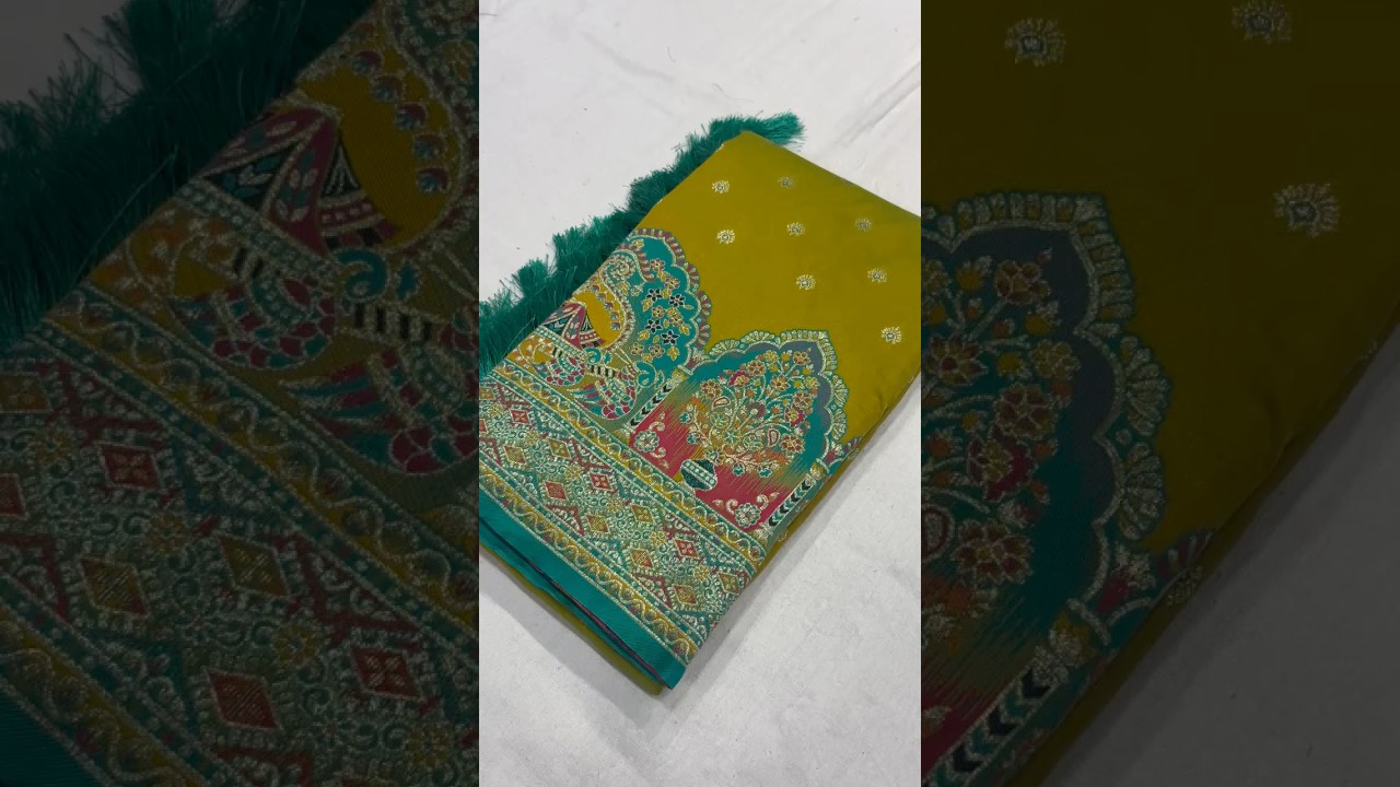 Pashmina Darbari Silk Traditional Artistry Saree