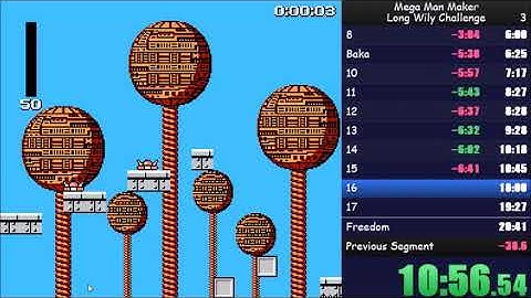 (Mega Man Maker) Long Wily Challenge in 16:09