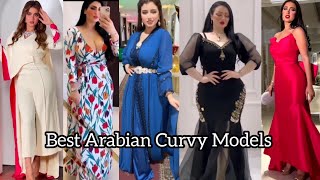 Best Arabian Curvy Models Dresses Fashion