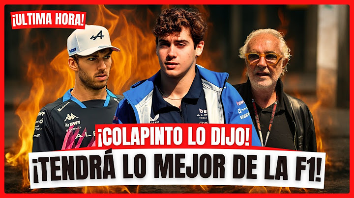 ¡COLAPINTO SUELTA BOMBAZO SOBRE SU FUTURO EN LA F1 CON ALPINE!
