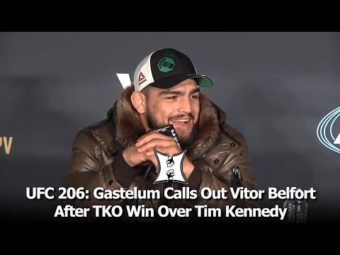 UFC 206: Kelvin Gastelum Calls Out Vitor Belfort After TKO Win Over Tim Kennedy
