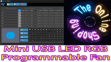 How To Program Led Rgb Programmable Fan ? In Urdu / Hindi