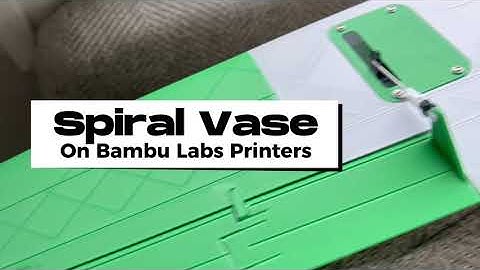 3D Printing Spiral Vase RC Airplane Parts