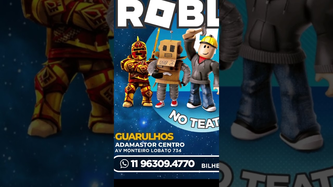 Roblox estará no Teatro Adamastor no dia 28 de maio - Click Guarulhos