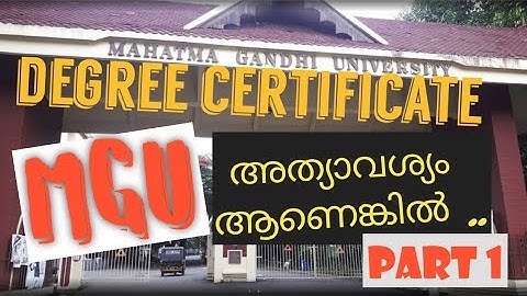 Part1 MG university DEGREE,PROVISIONAL,CONSOLIDATED,TRANSCRIPT procedures and how to get them FAST