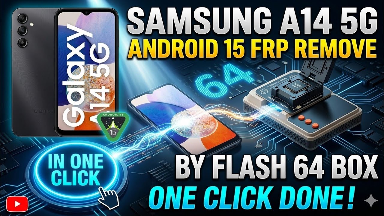 日除けつき柱以外全部FRP Samsung A14 5g Android 15 frp remove by flash64 box In one click