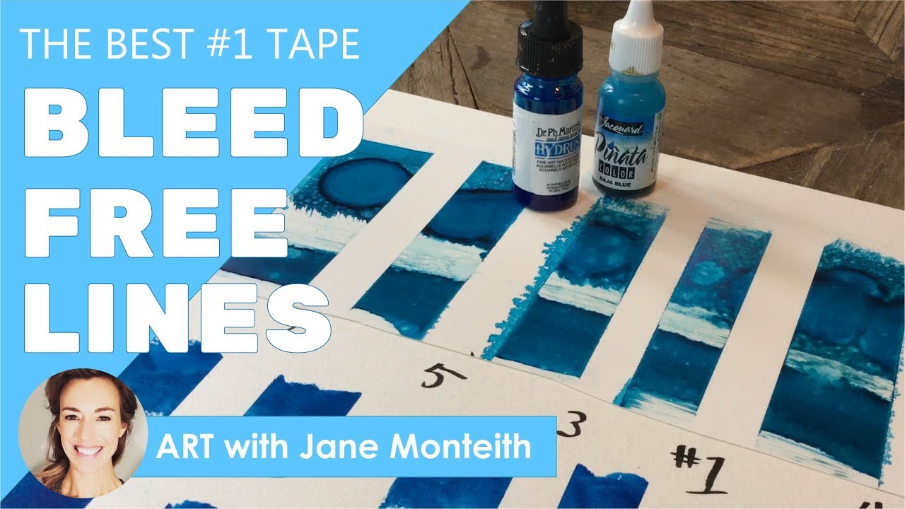 Art Tape Professional Masking Tape Low Tack, Low Adhesive Painters Tape  Masking Artists Tape for Watercolor and Acrylics 
