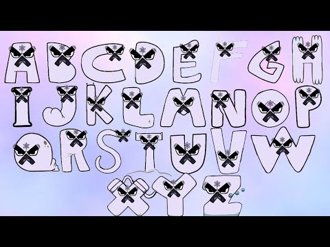 Alphabet lore but x faces Alphabet lore but x faces