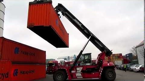 Xe nâng container reach stacker Kalmar DRF450