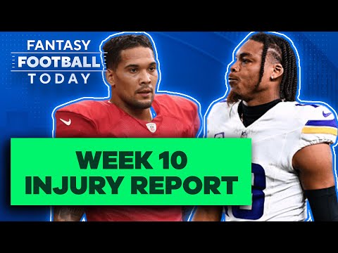 Week 10 Injury Updates: James Conner, Justin Jefferson, Ja'Marr Chase, Tee Higgins, and more!