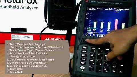How to Set Channel Scanner Measurement Using N9950A FieldFox Handheld Microwave Analyzer