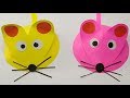 Mainan Tikus Lucu Dari Kertas Origami!! Kerajinan Tangan Untuk Anak