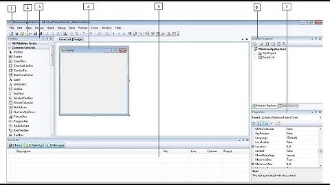 Day 2--- Basic Microsoft Visual Studio IDE for Windows Form Application With C#