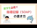 実習前薬学生必見！　指導記録（SOAP）の書き方