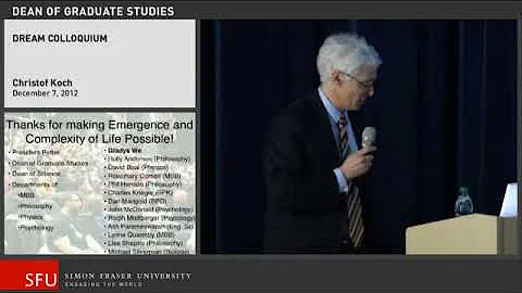 The Biology of Consciousness | Christof Koch