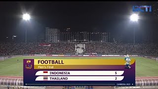 FULL MACH - FULL MOMEN EMOSIONAL!! INDONESIA VS THAILAND - [5] VS [2]  FINAL SEA GAMES 2023