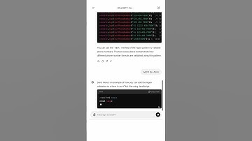 Validate US phone number #devtips #javascript #regex #chatgpt