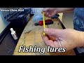 How to make your own fishing lures using a thin rubber tube