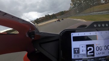 Ripping around on a 2021 CBR1000RR-R SP Fireblade Barber Motorsports Park