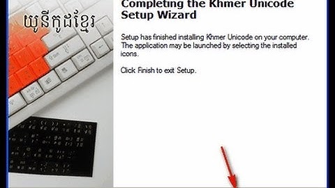 How to install a khmer unicode