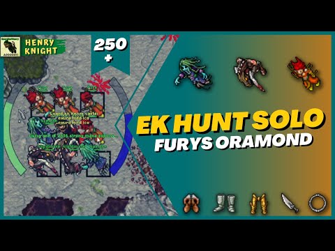 TIBIA: EK HUNT SOLO (FURYs ORAMOND)