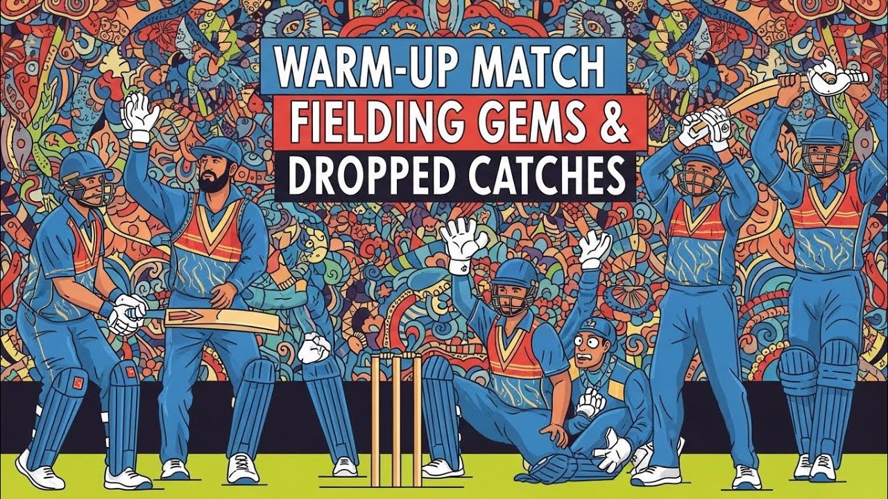 Warm-Up Day | Fielding Brilliance & Shocking Drops! 🥎