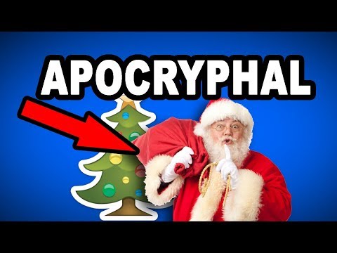 Learn English Words: APOCRYPHAL - Meaning, Vocabulary with Pictures and Examples