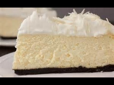 Malibu Coconut Rum Cheesecake On Oreo Chocolate Crust Youtube