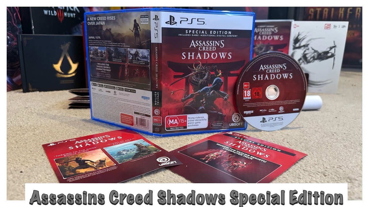 Assassins Creed Shadows Special Edition Unboxing - YouTube