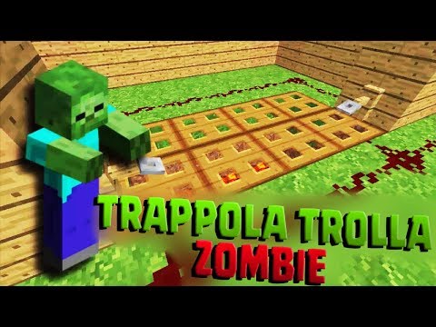 Video: Come Creare Trappole Per Gli Zombi In Minecraft
