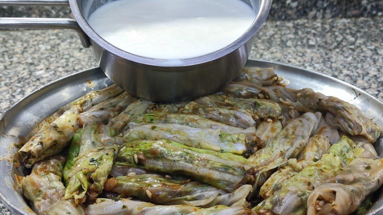 عملت المحشى باللبن لأول مرة ندمت  تعالى اقولك النتيجة بكل صدق 😭😭😭😭