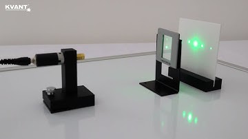 Light diffraction on a grating - Laser Optical Set