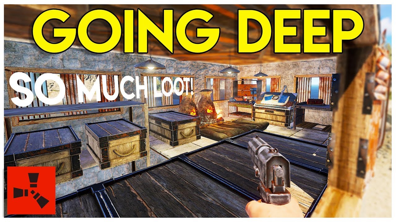 GOING DEEP on Wipe Day for CRAZY LOOT! - Rust