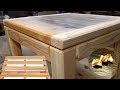 Fabrication table basse bois de palette
