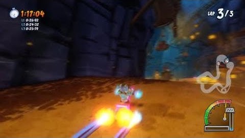 CTR NF Dragon Mines 24:32 (Drift Lap FWR)