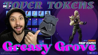 Find Tover Tokens in Greasy Grove - Fortnite