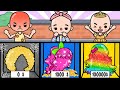 Which hair is most beautiful  toca life story  toca boca
