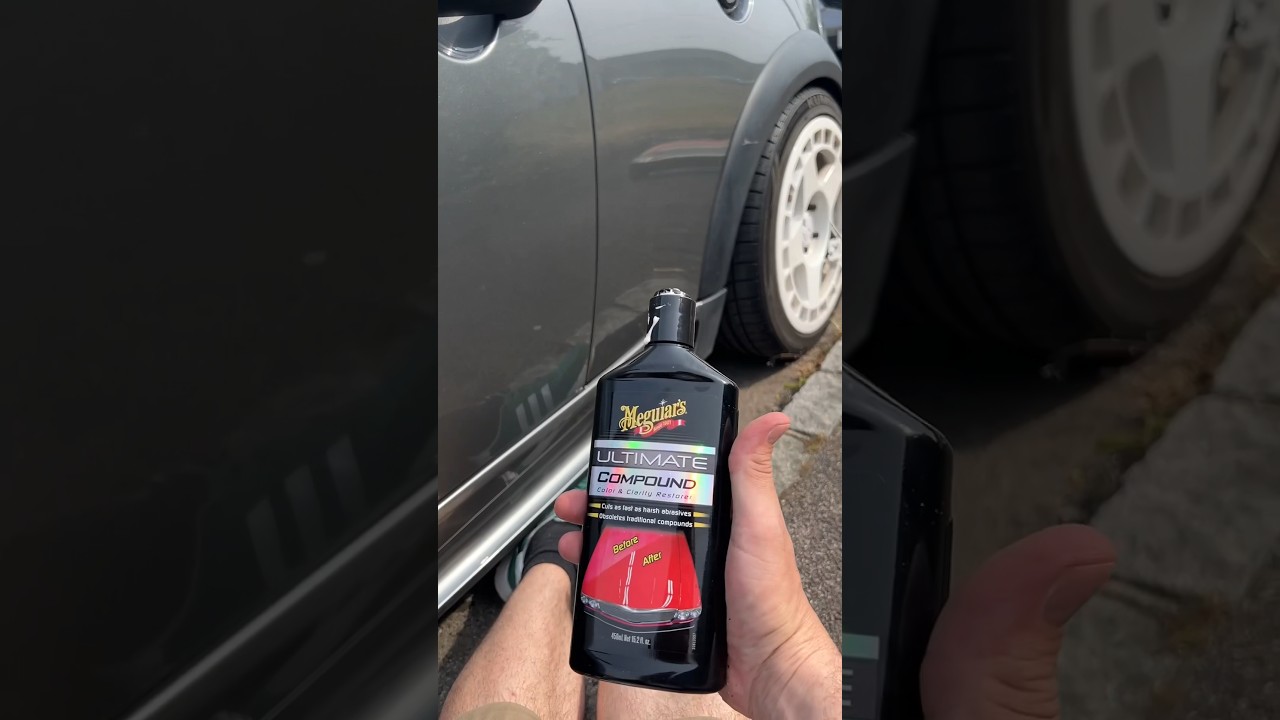 meguiars ultimate compound part 2  Easy guide to cleaning your car without  a machine 